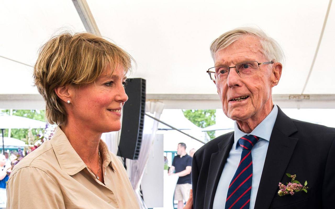 Unternehmer Eugen Block und Tochter Christina