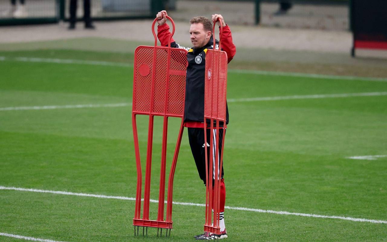Training der Fußball-Nationalmannschaft
