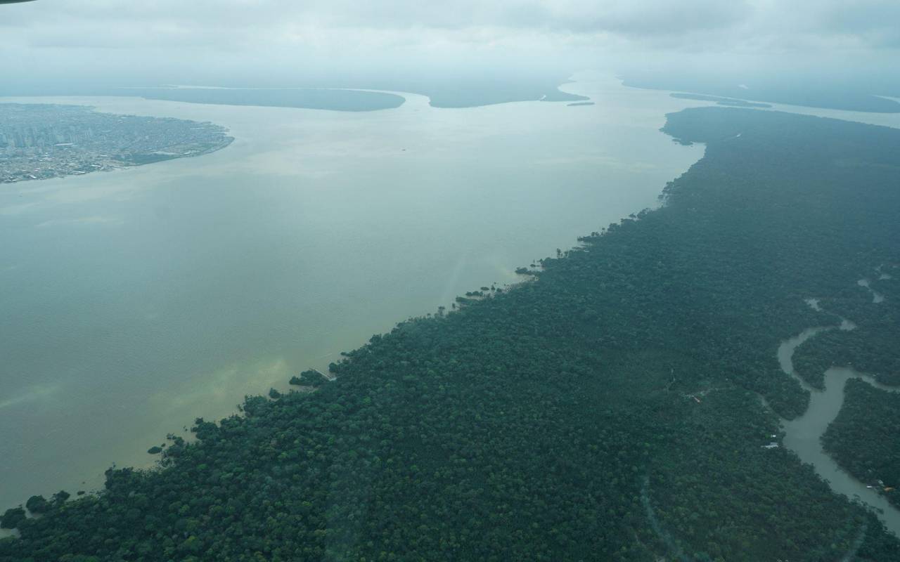 Überflug über das Amazonasgebiet