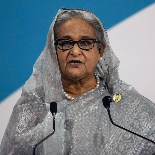 Bangladeschs Ex-Ministerpräsidentin Sheikh Hasina