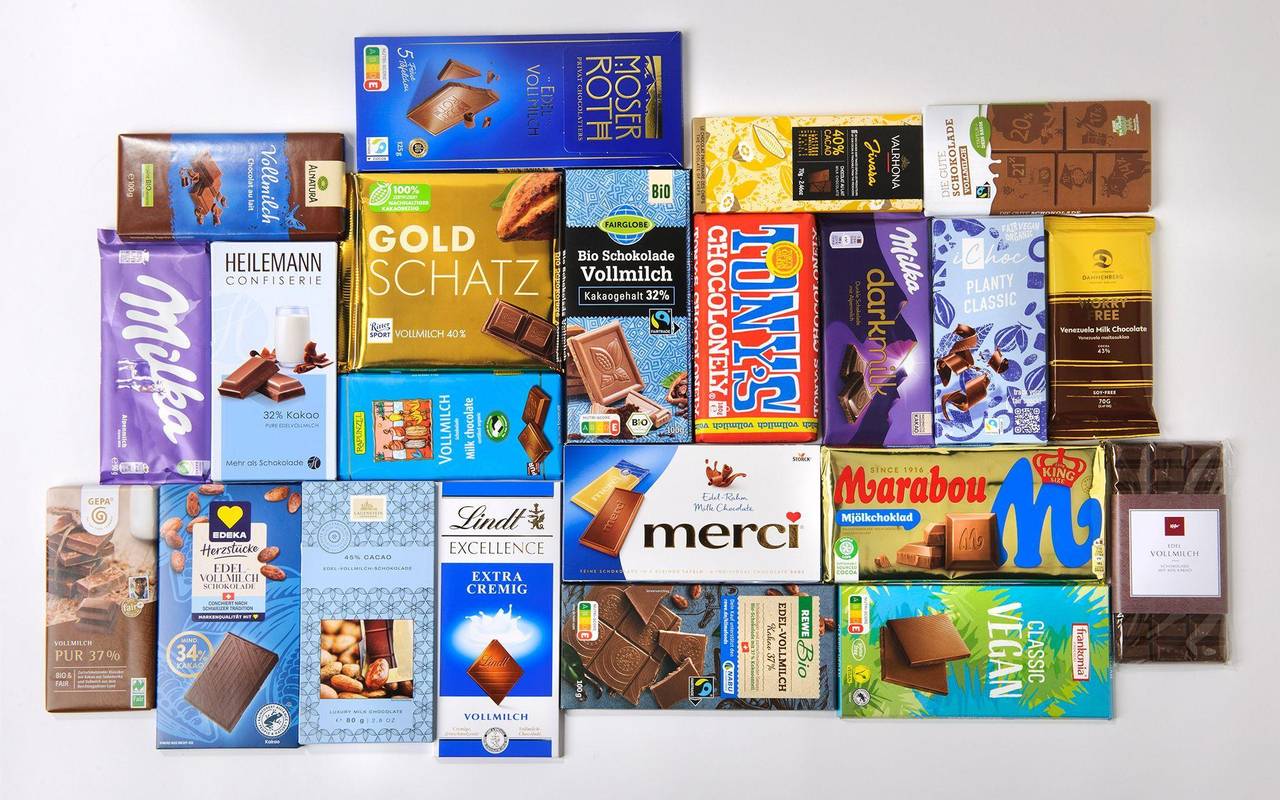 Stiftung Warentest testet Schokolade
