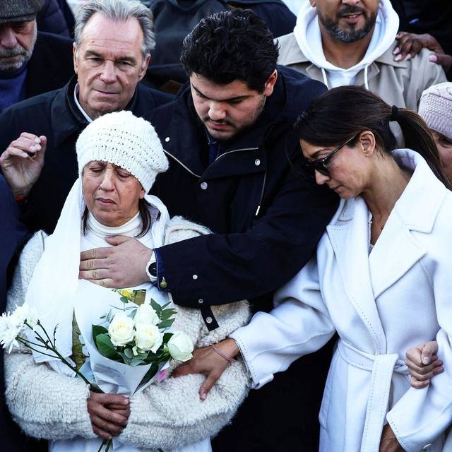Demonstration gegen Drogengewalt in Frankreich