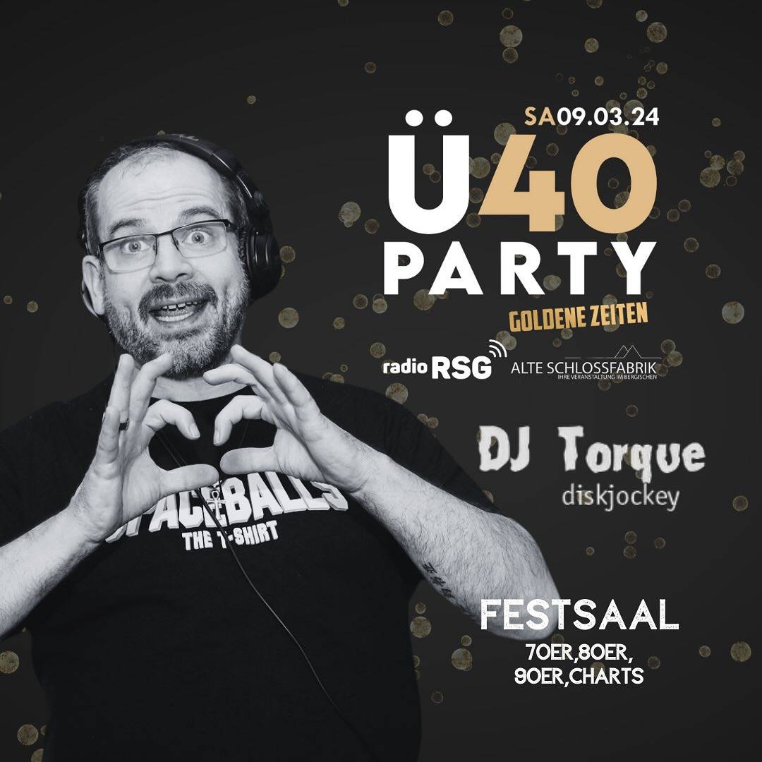 Die RSG Ü40-Party am 9. März
