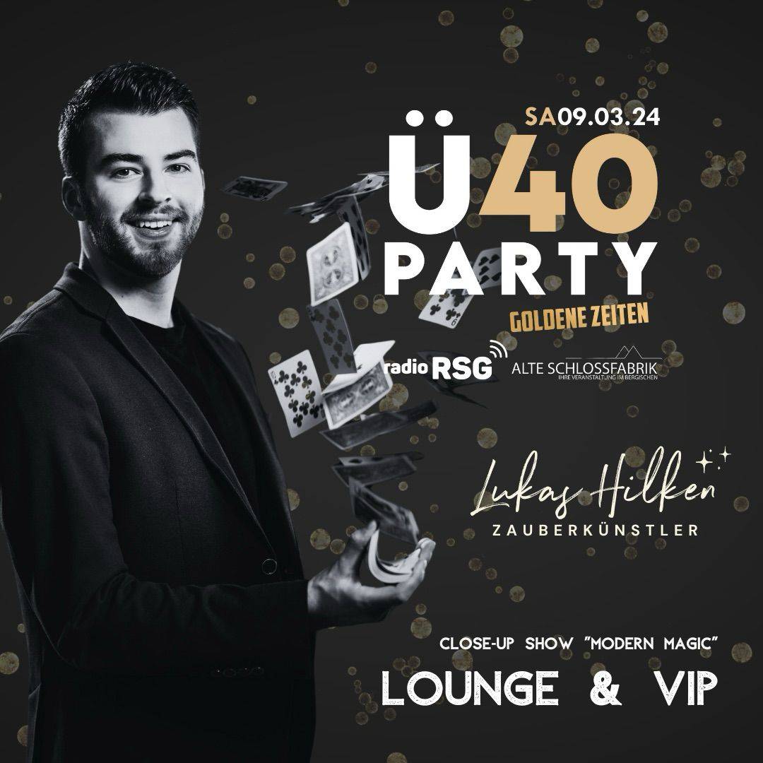 Die RSG Ü40-Party am 9. März