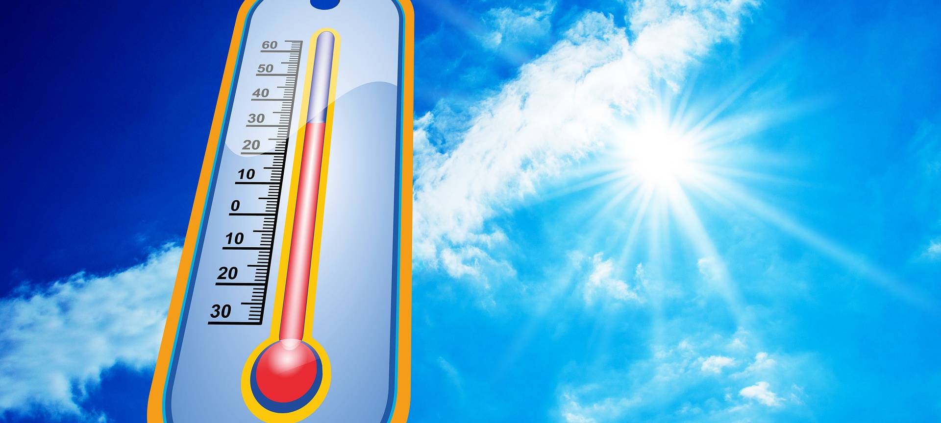 Warnung vor staker Hitze