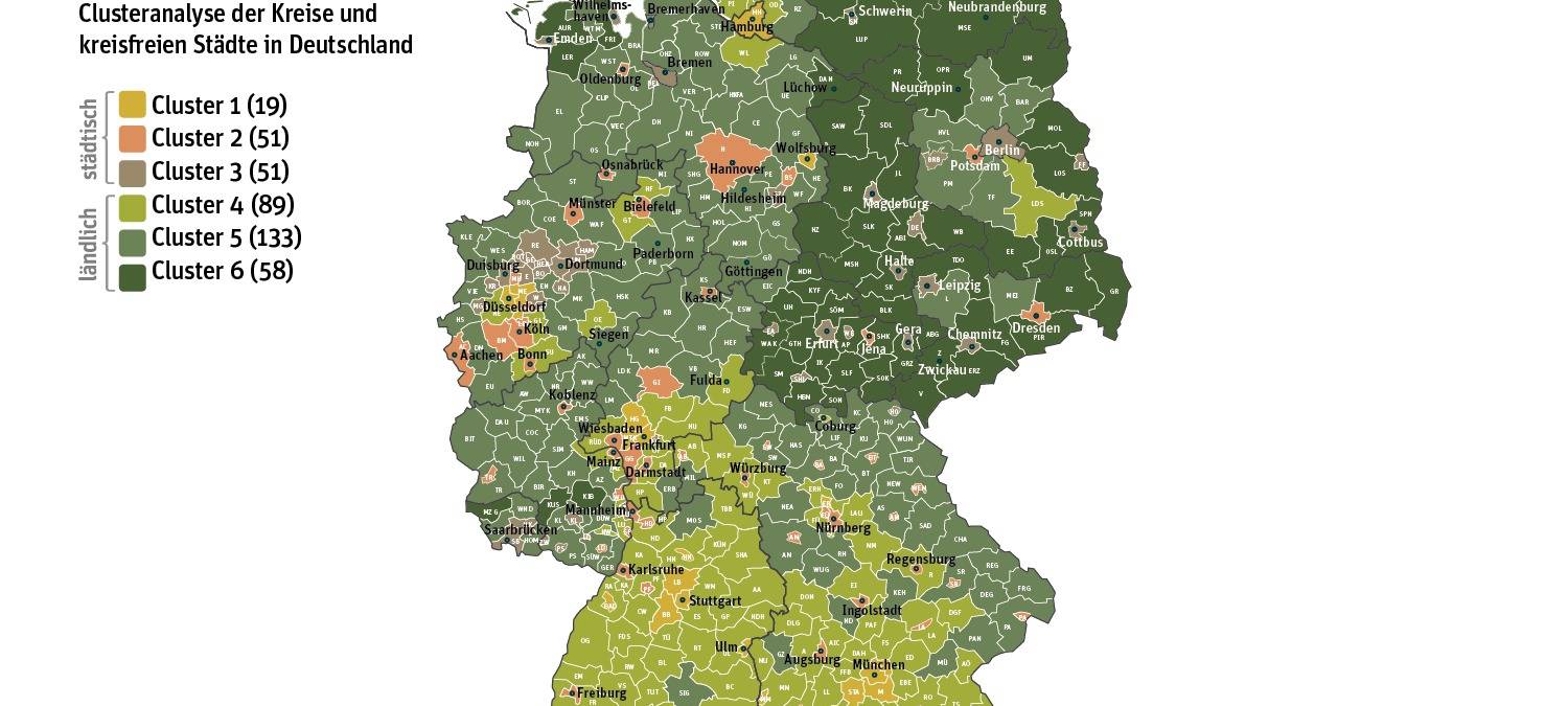 So schneiden NRW-Städte und -Kreise im Teilhabeatlas ab