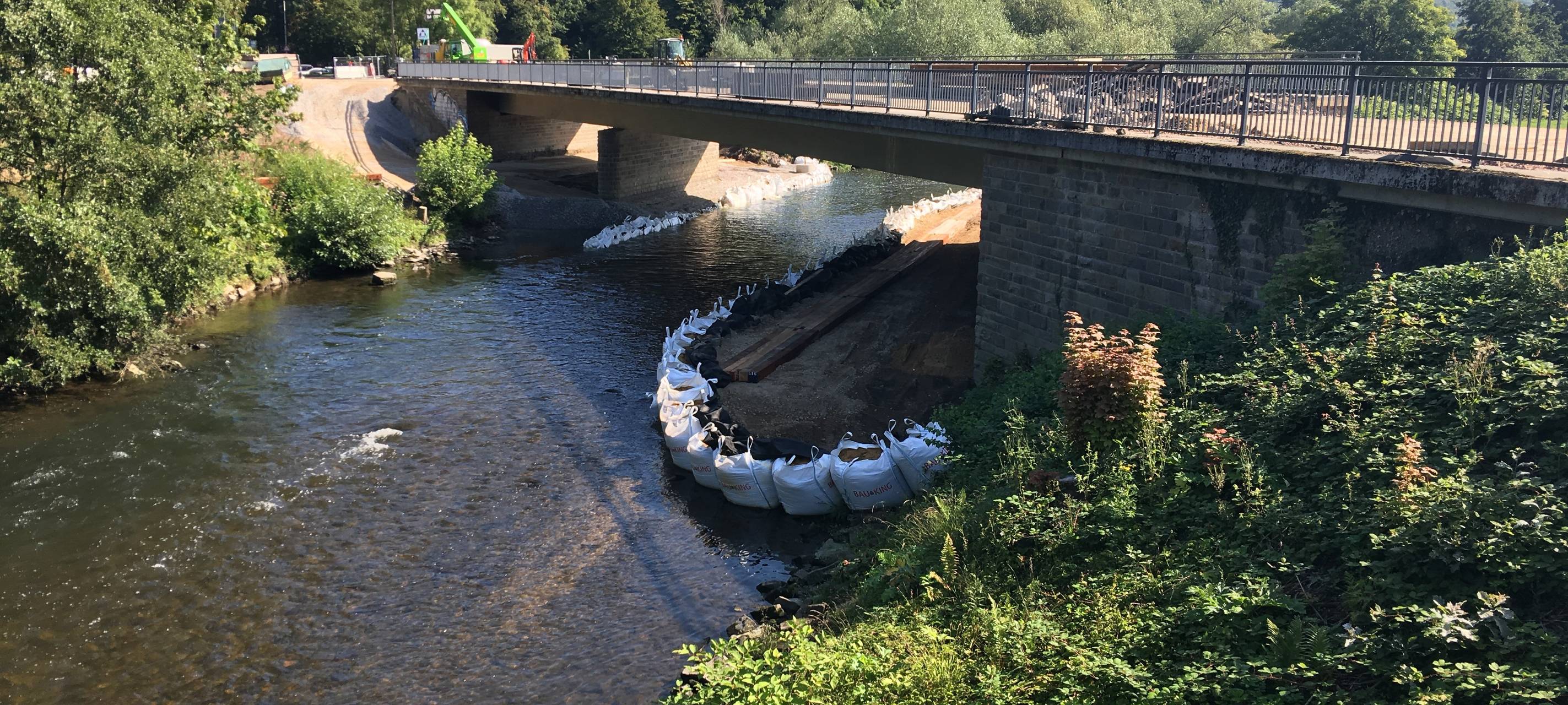 Sanierung Wupperbrücke startet