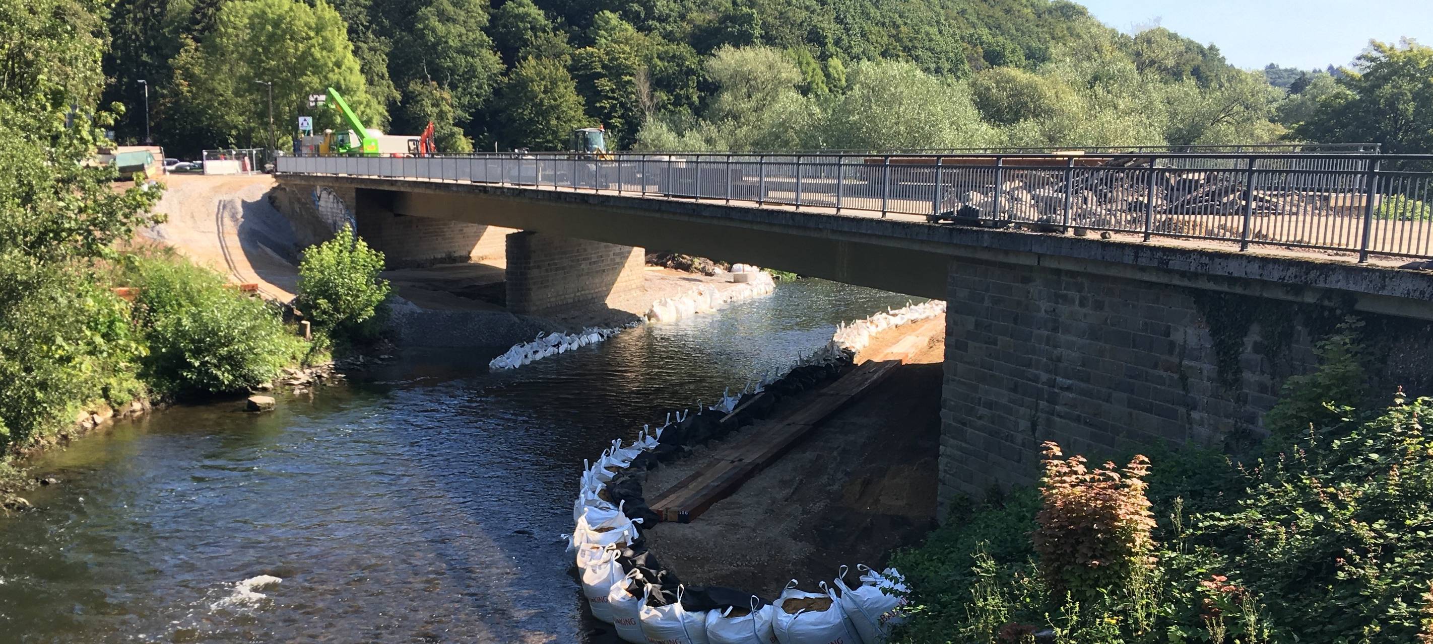 Wupperbrücke wird jetzt abgerissen