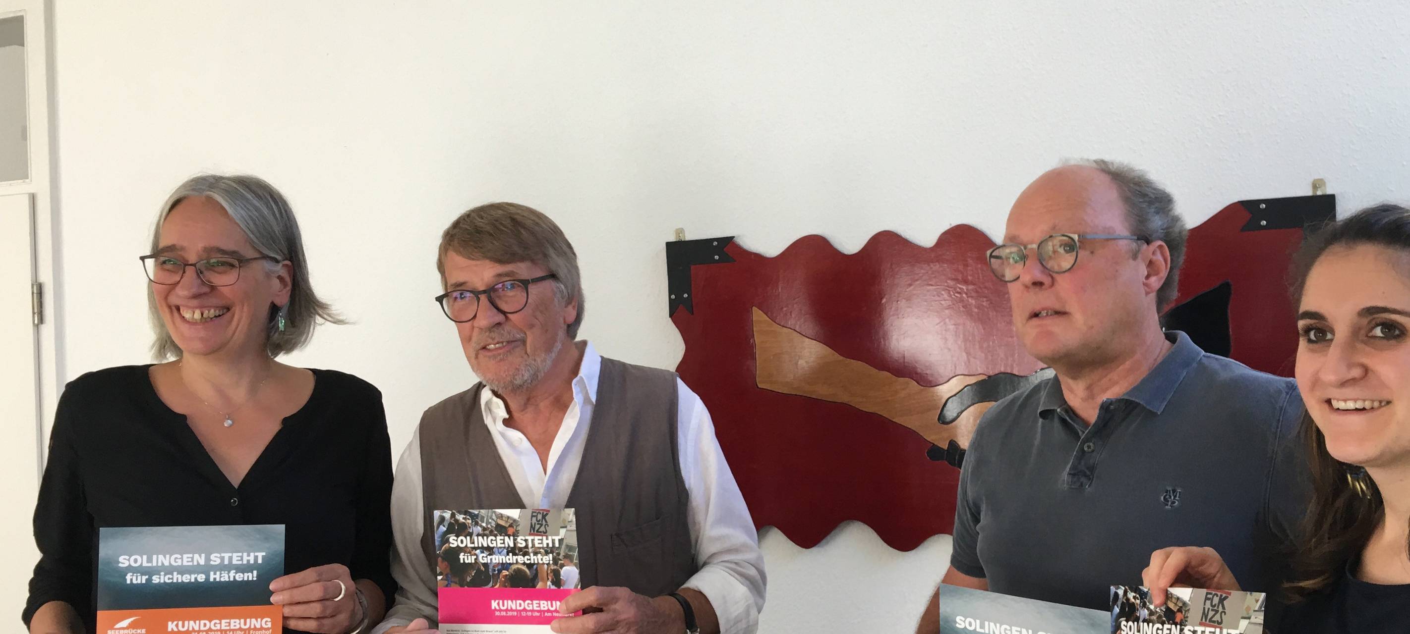 Demopläne von Bunt statt braun