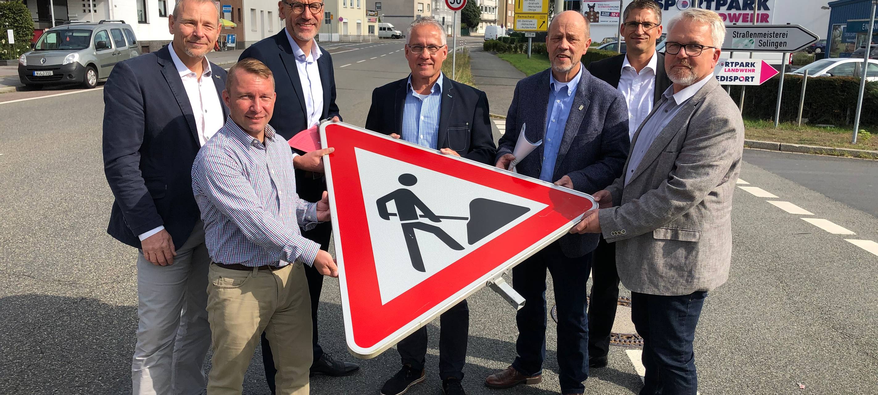 Einbahnregelung am Landwehr