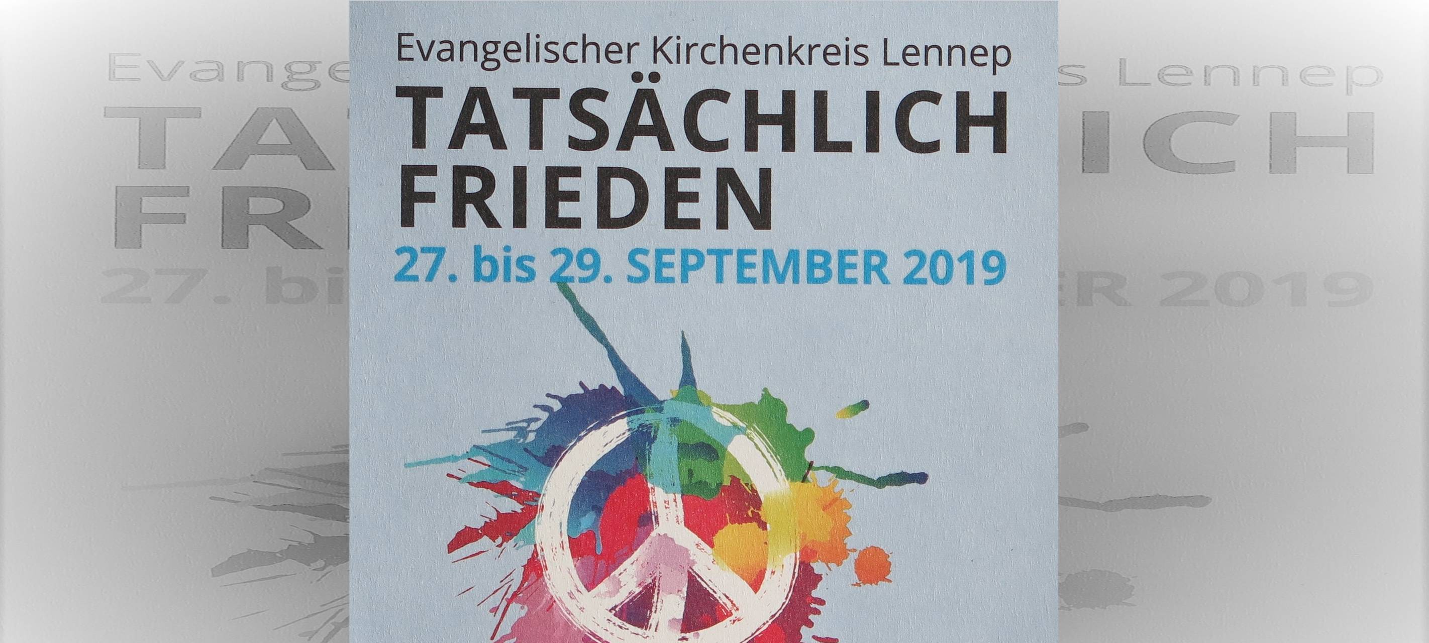 "Tatsächlich Frieden"