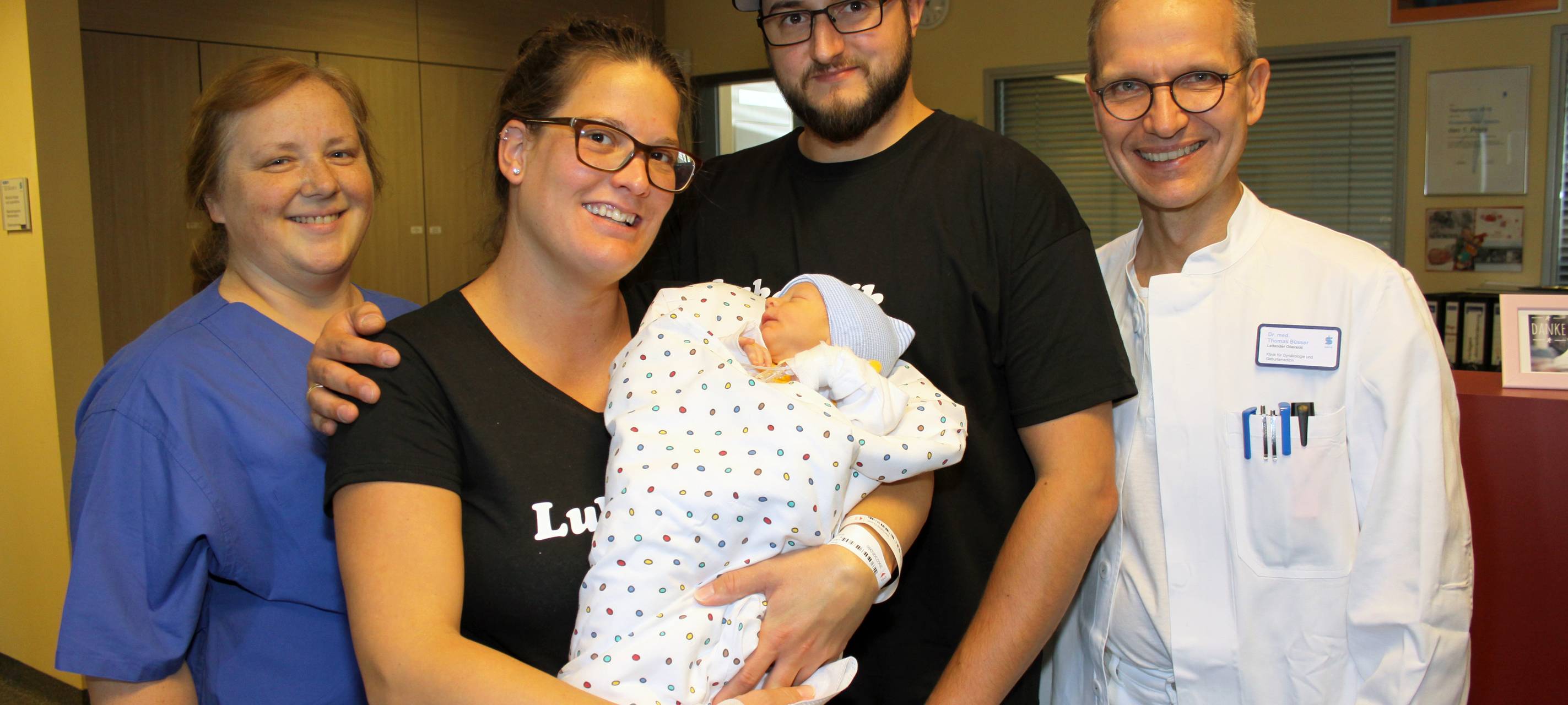 Geburt im Sana: Lukas Erik ist das 1.000. Baby in diesem Jahr