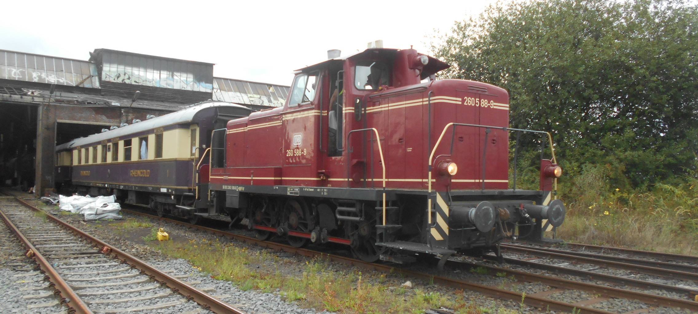 Im Rheingold über die Müngstener Brücke