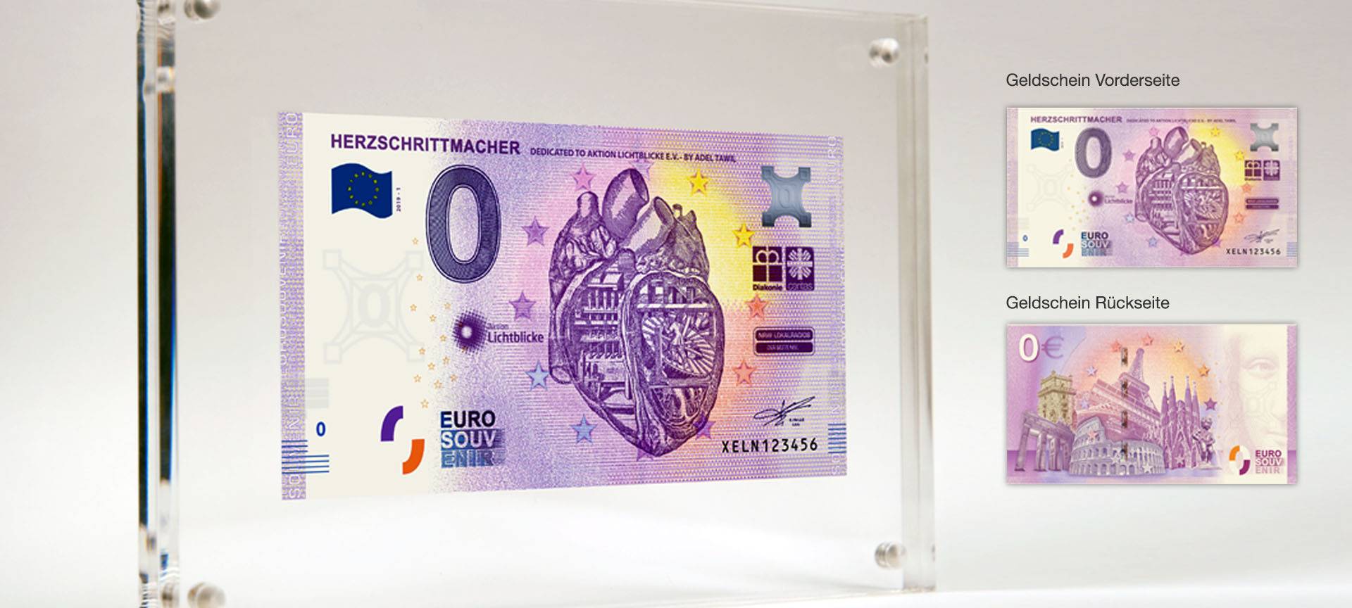 Der exklusive 0-Euro-Schein by Adel Tawil