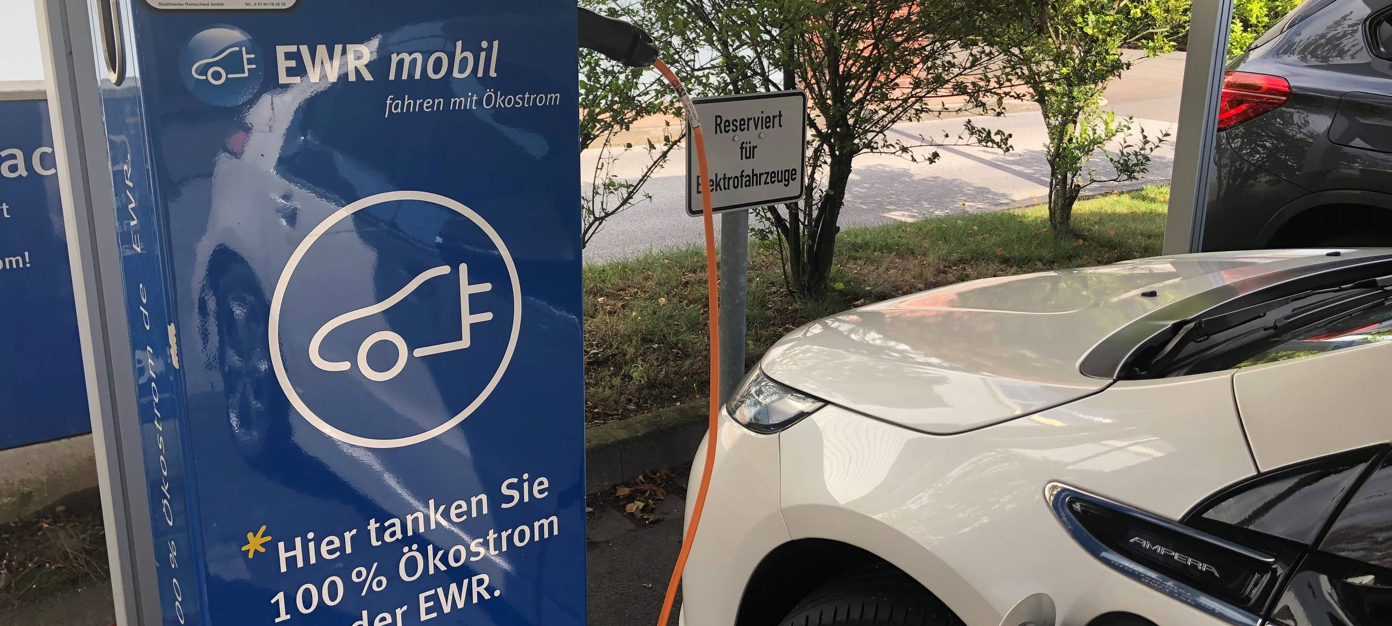 Kostenlos E-Autos aufladen in Remscheid