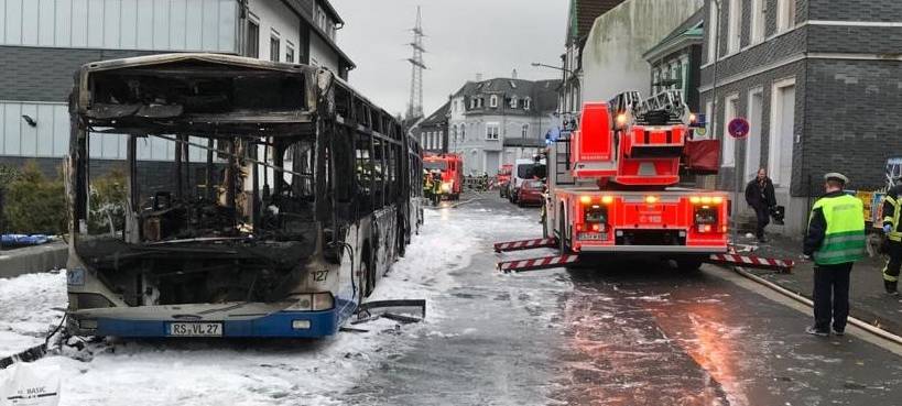 Nach Brand: Stadtwerke Remscheid überprüfen Busse
