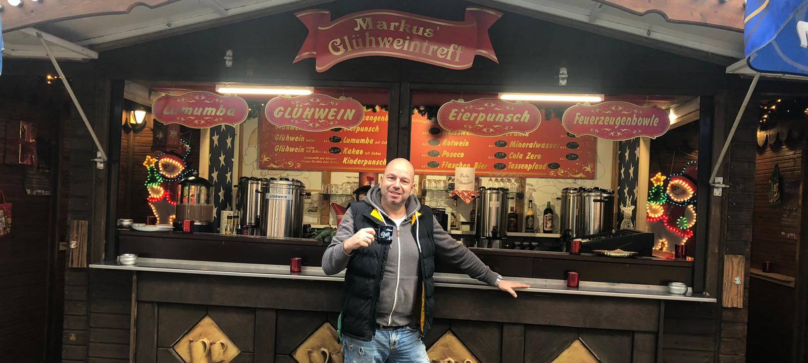 Glühwein auf dem Weihnachtsdürpel - wir sagen DANKE