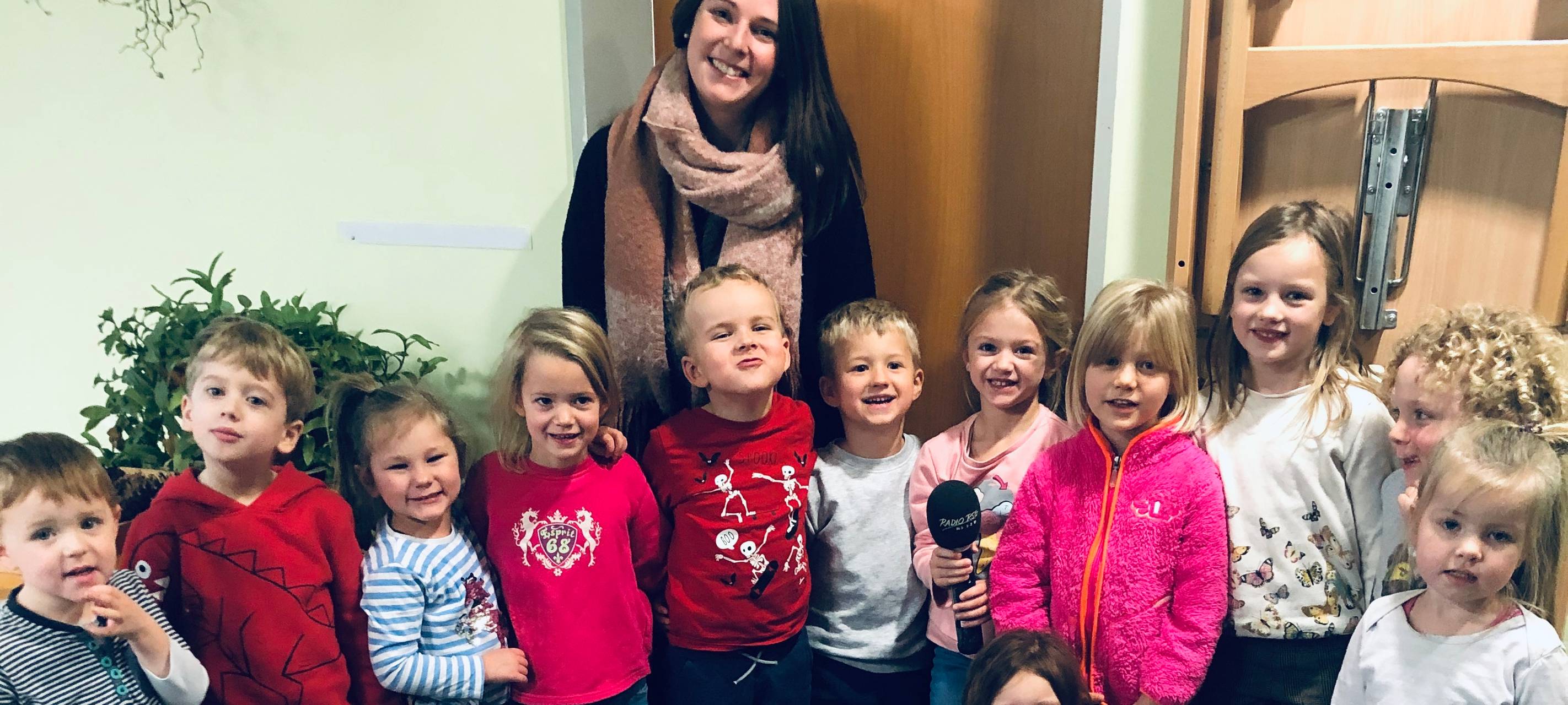 Weihnachtswette: Proben in der Kita Quintino