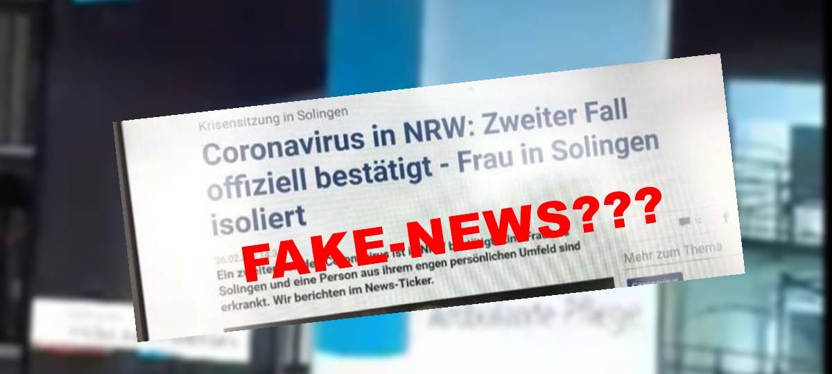 Kein Corona-Fall in Solingen oder Remscheid