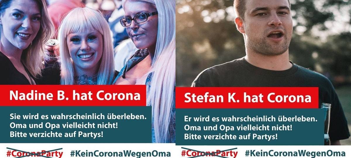 Neue Social Media Kampagne: #KeinCoronaWegenOma