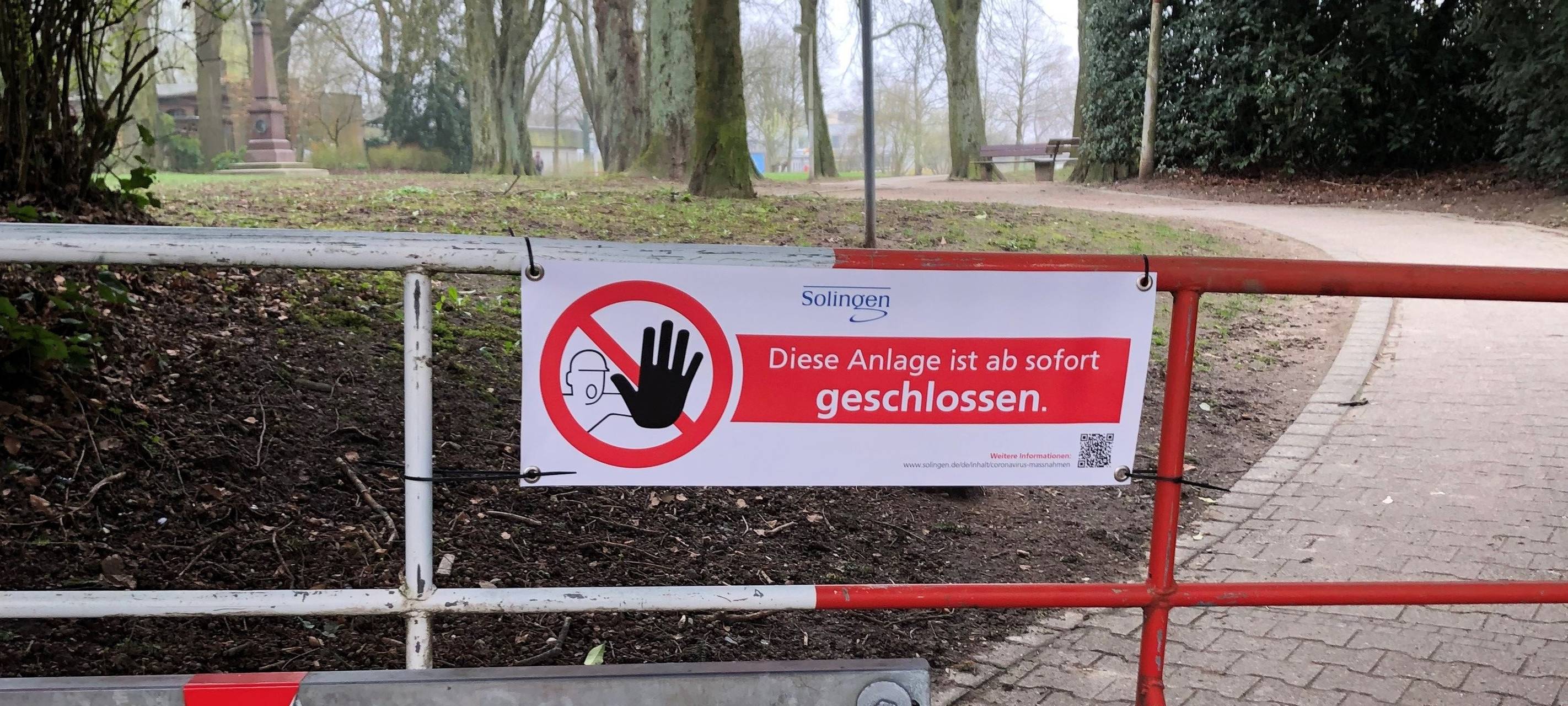 Solinger Ordnungsamt kontrolliert Parks