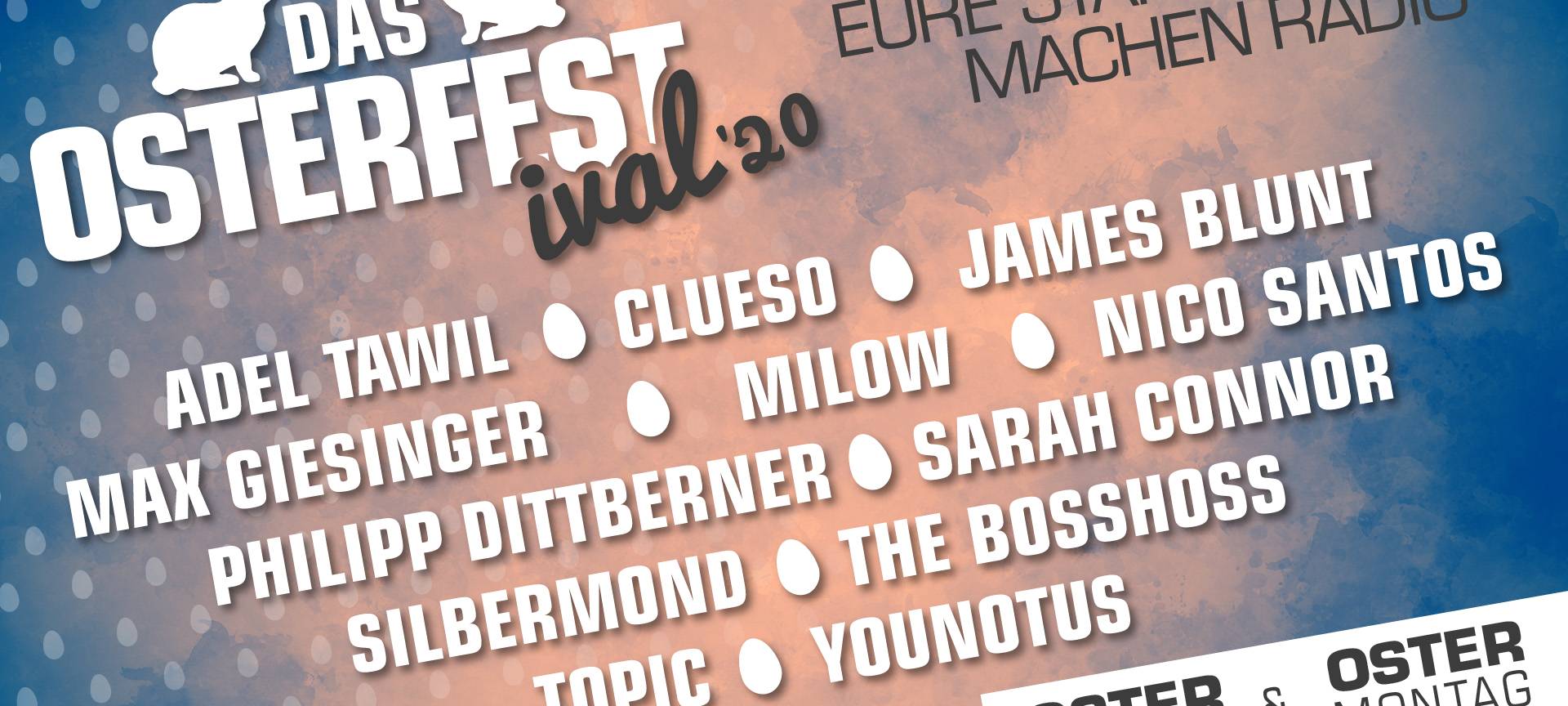 Das OSTERFESTival 2020 - Eure Stars machen Radio