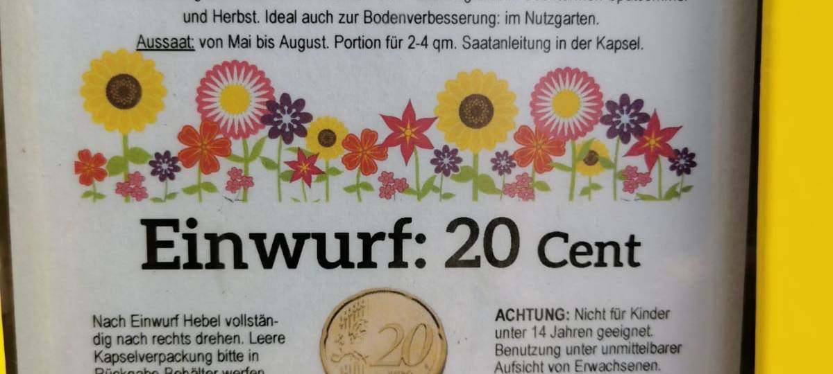 Bienenfutter aus dem Automaten