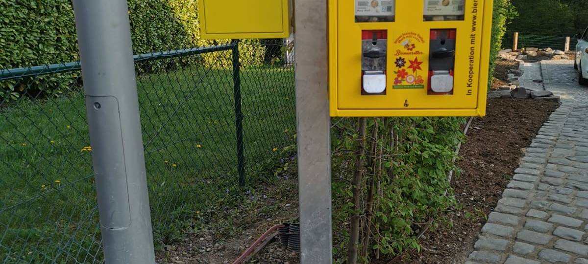 Bienenfutter aus dem Automaten