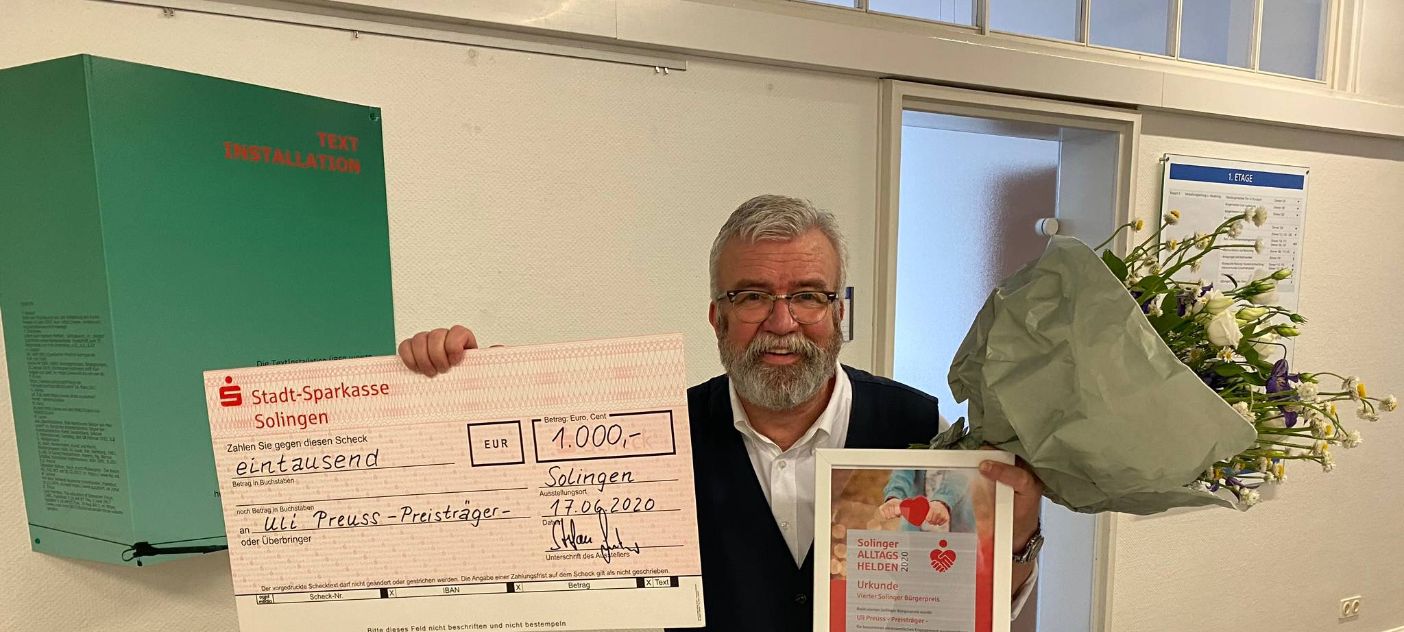 Solinger Bürgerpreis für Uli Preuss