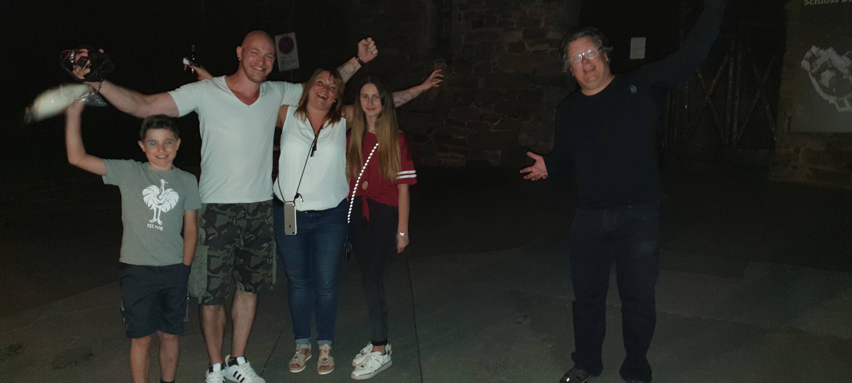 Nachts allein im Schloss