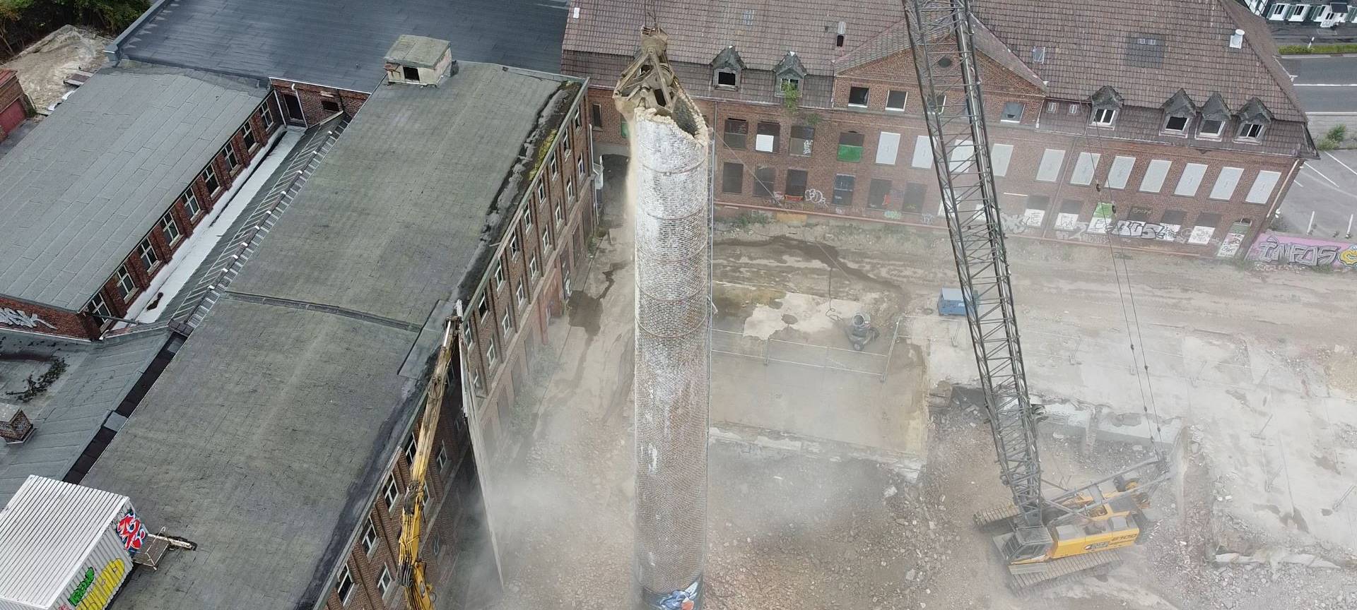 Abrissarbeiten kommen gut voran