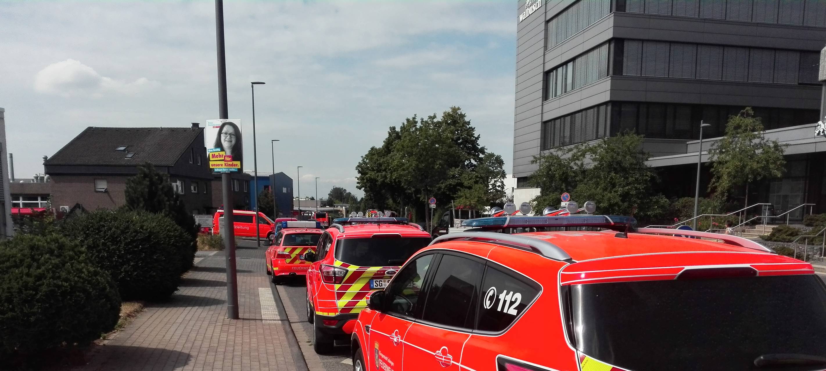 Gefahrgut-Einsatz in Solingen Merscheid