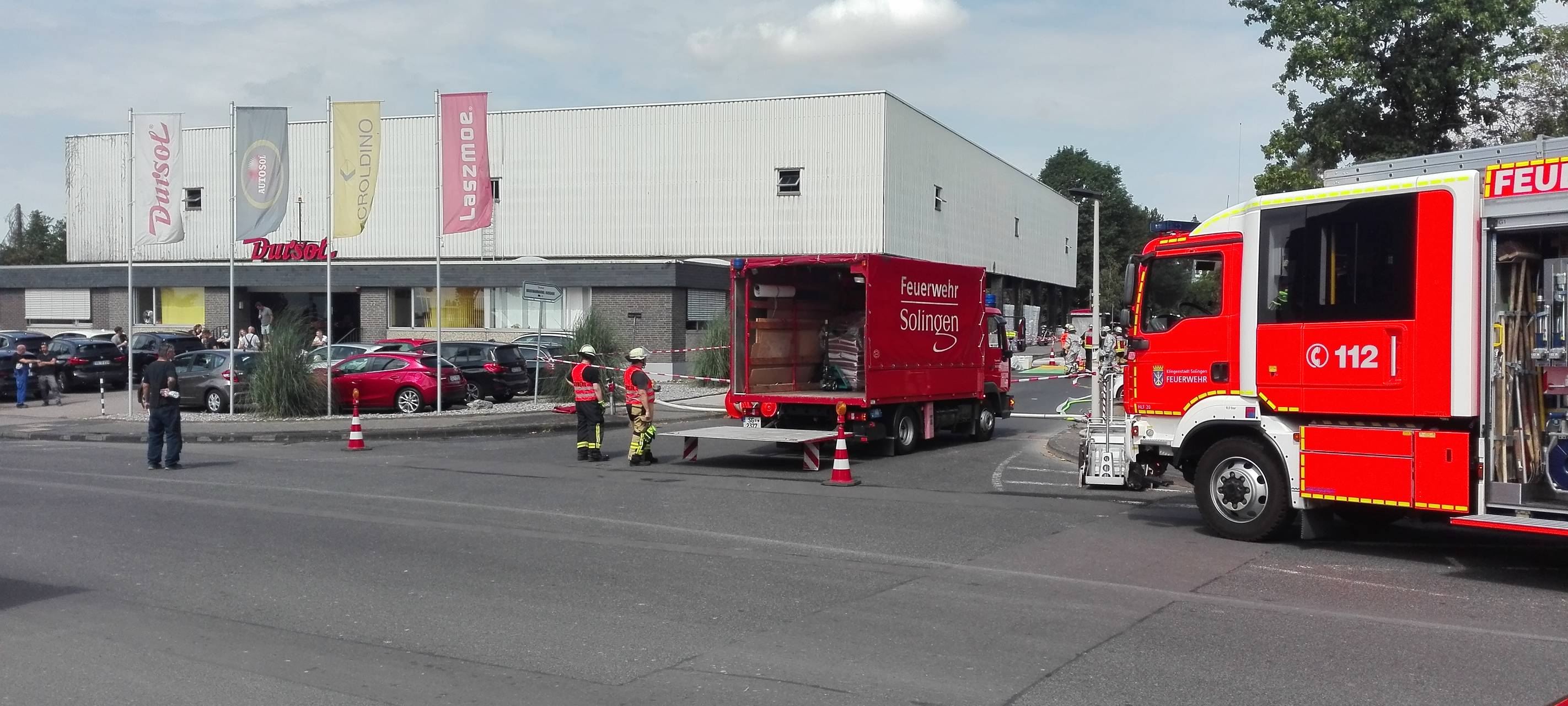 Gefahrgut-Einsatz in Solingen Merscheid