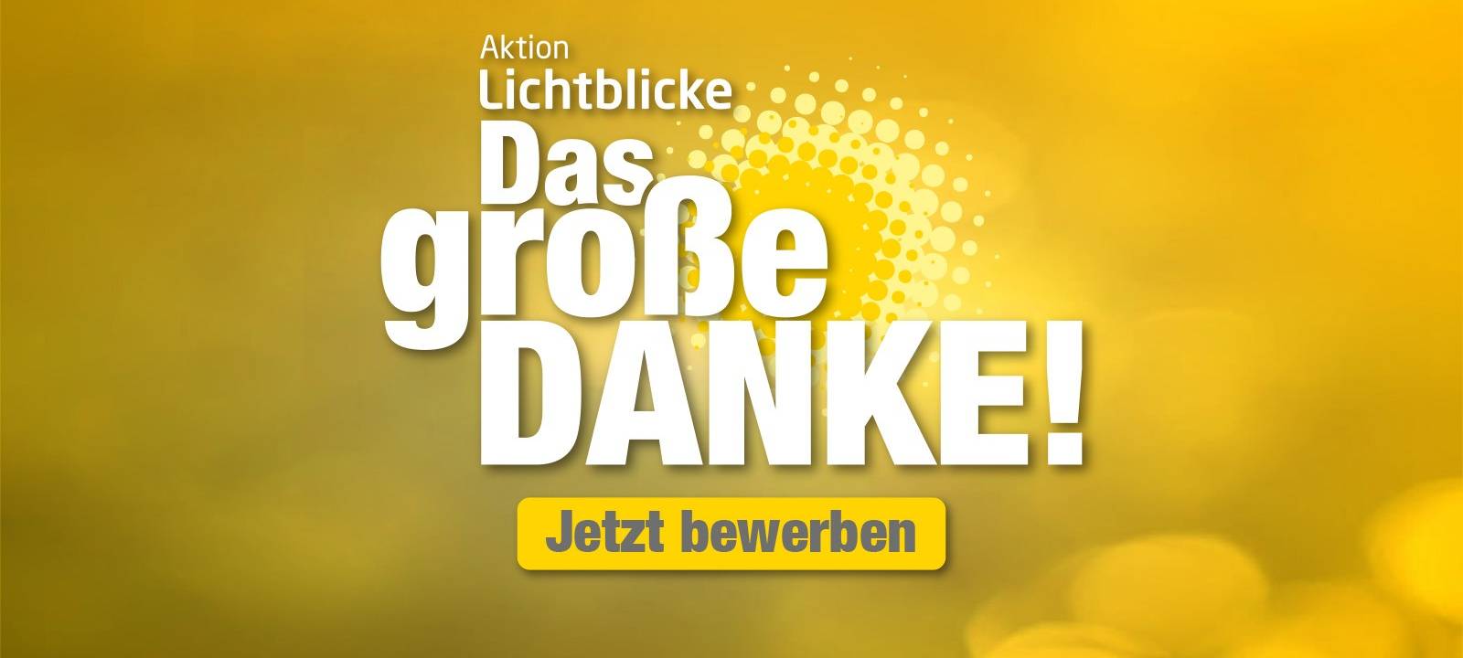 Aktion Lichtblicke: Das große DANKE!