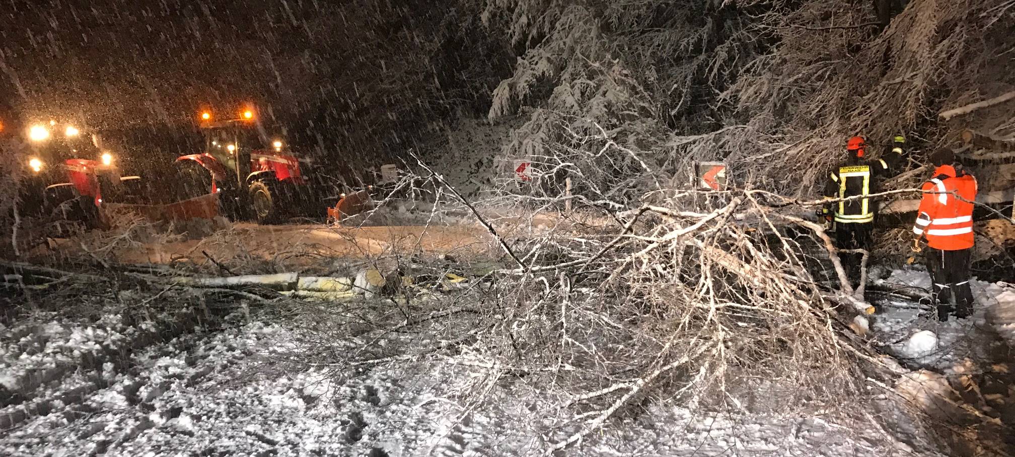Schnee: Viele Feuerwehr-Einsätze im RSG-Land