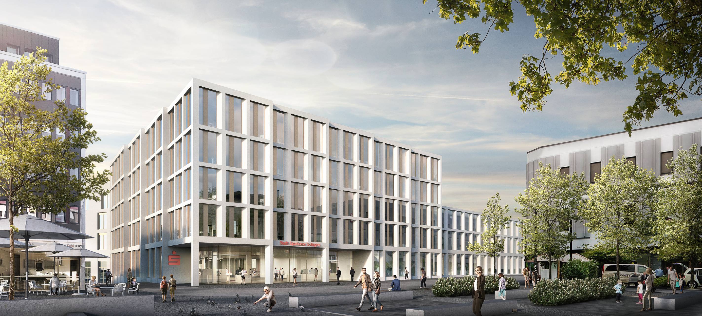 Vorbereitungen für Sparkassen-Neubau