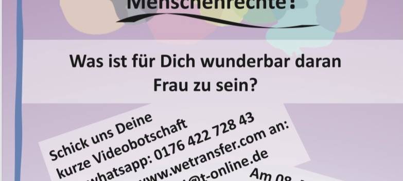 Videos zum Weltfrauentag gesucht!