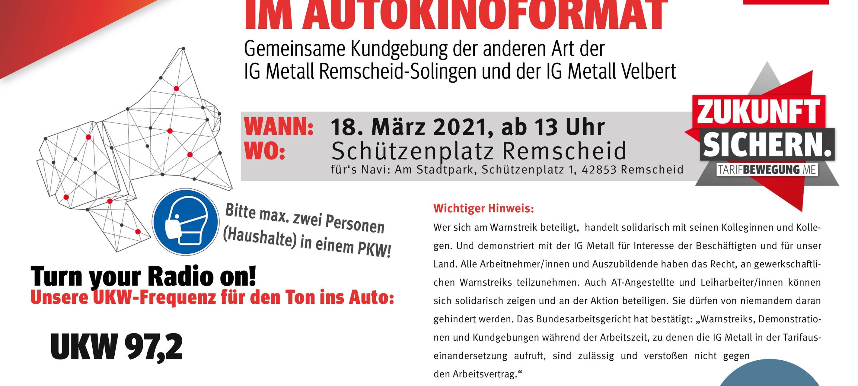 IG Metall ruft zu Warnstreiks auf