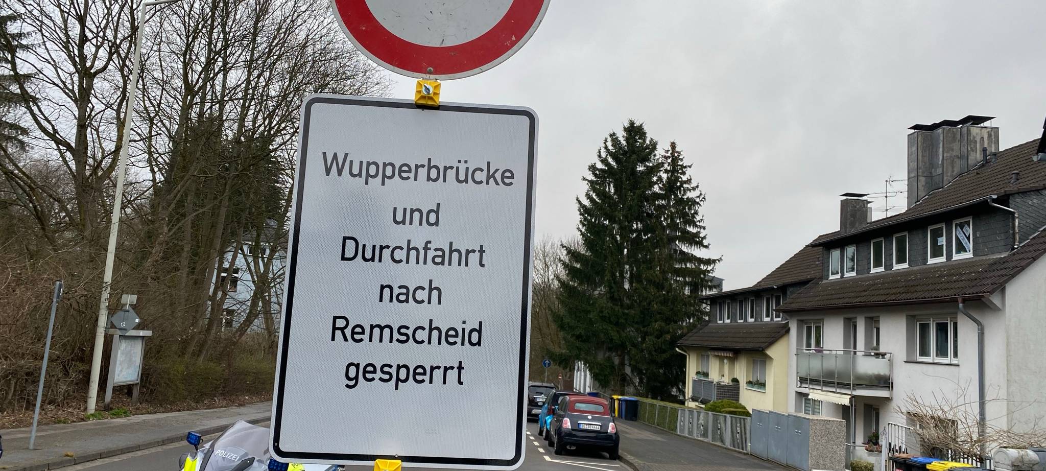 B229 in Müngsten schon wieder frei
