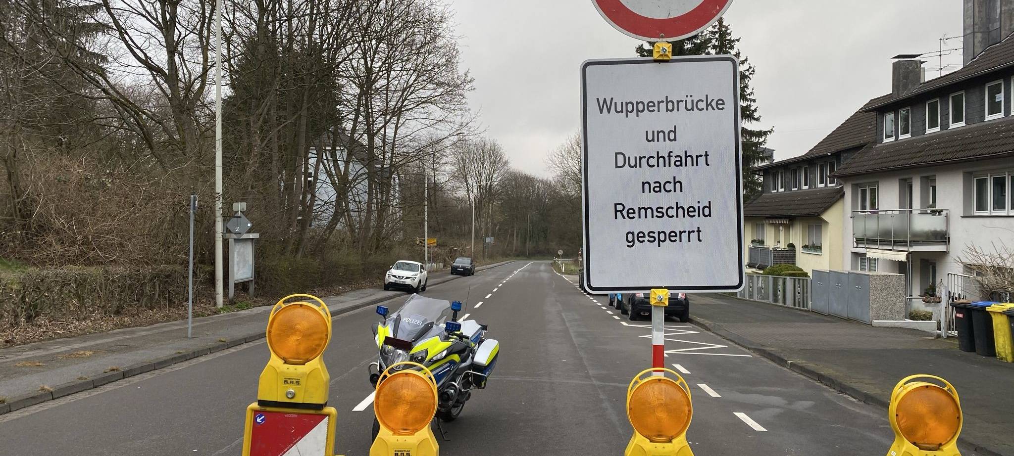 Wochenlange Sperrung in Müngsten