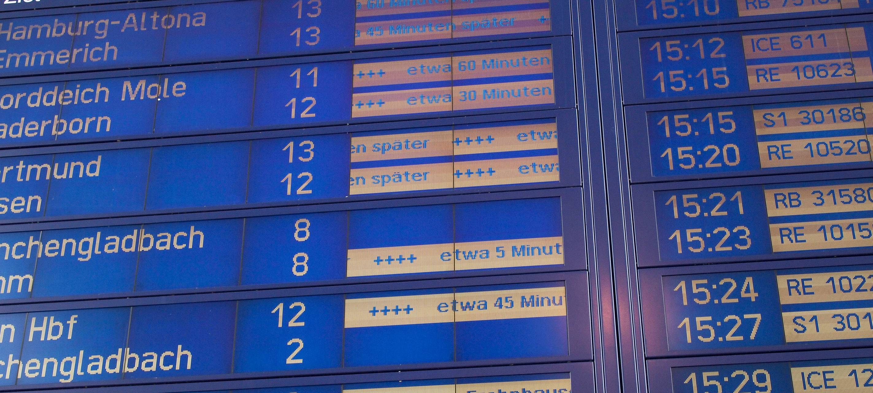 Bahn Verspätungen künftig über App sichtbar