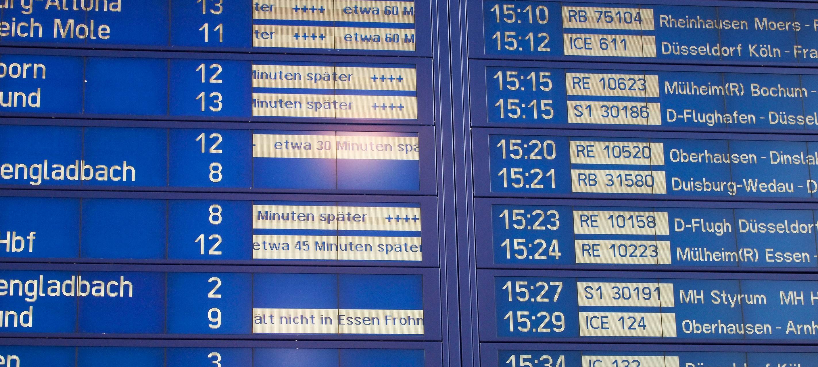 Oberleitungsstörung sorgt für Chaos im Bahnverkehr