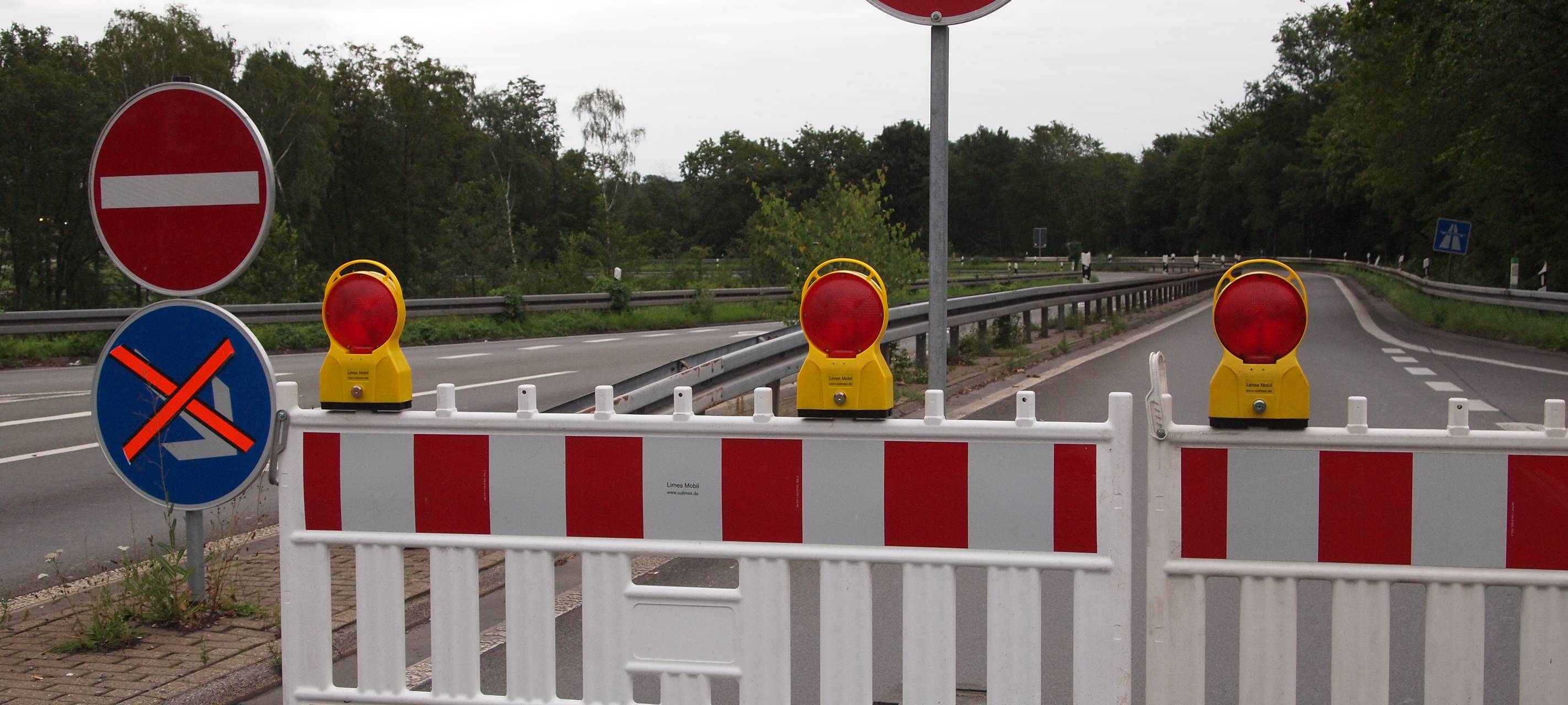 A46: Frostschäden Richtung Kreuz Wuppertal-Nord