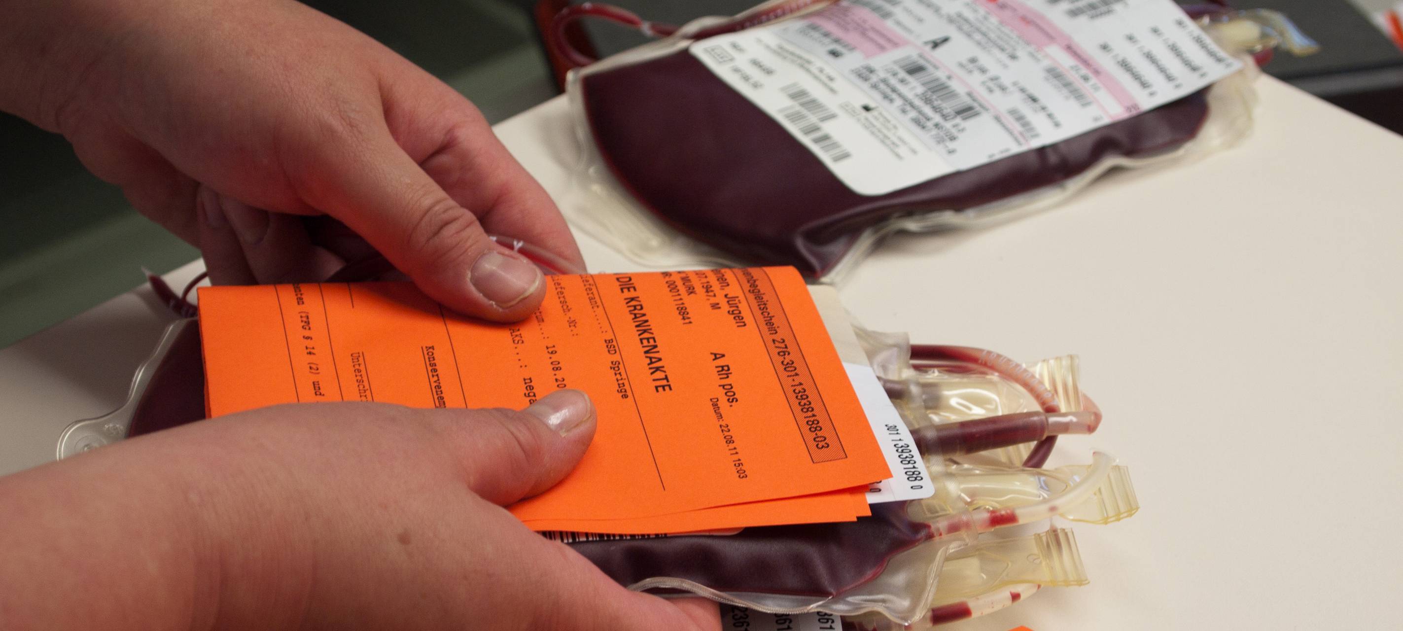 Erstspender-Aktion vom DRK heute in Remscheid