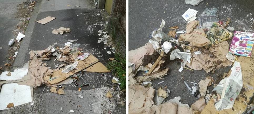 Bahnhofszugang in Solingen: Dreckig und ungepflegt