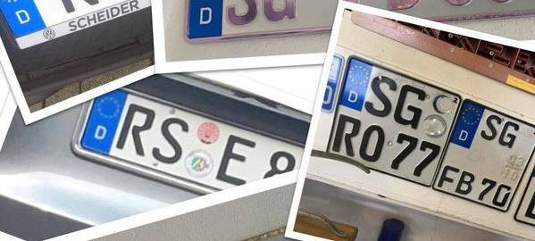 65 Jahre Autokennzeichen