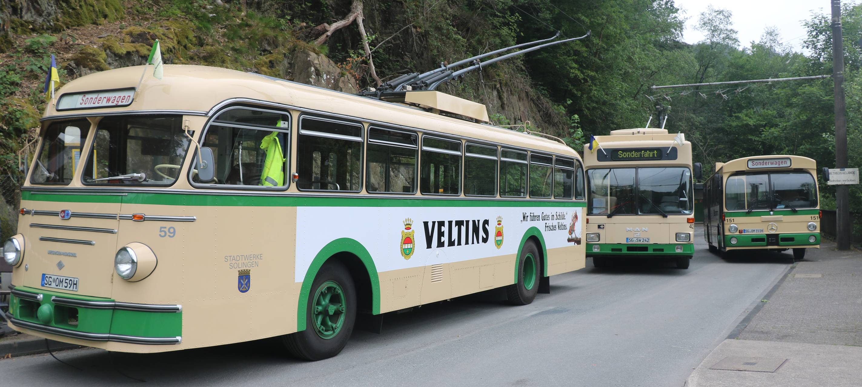 O-Bus-Museum plant Sonderfahrt