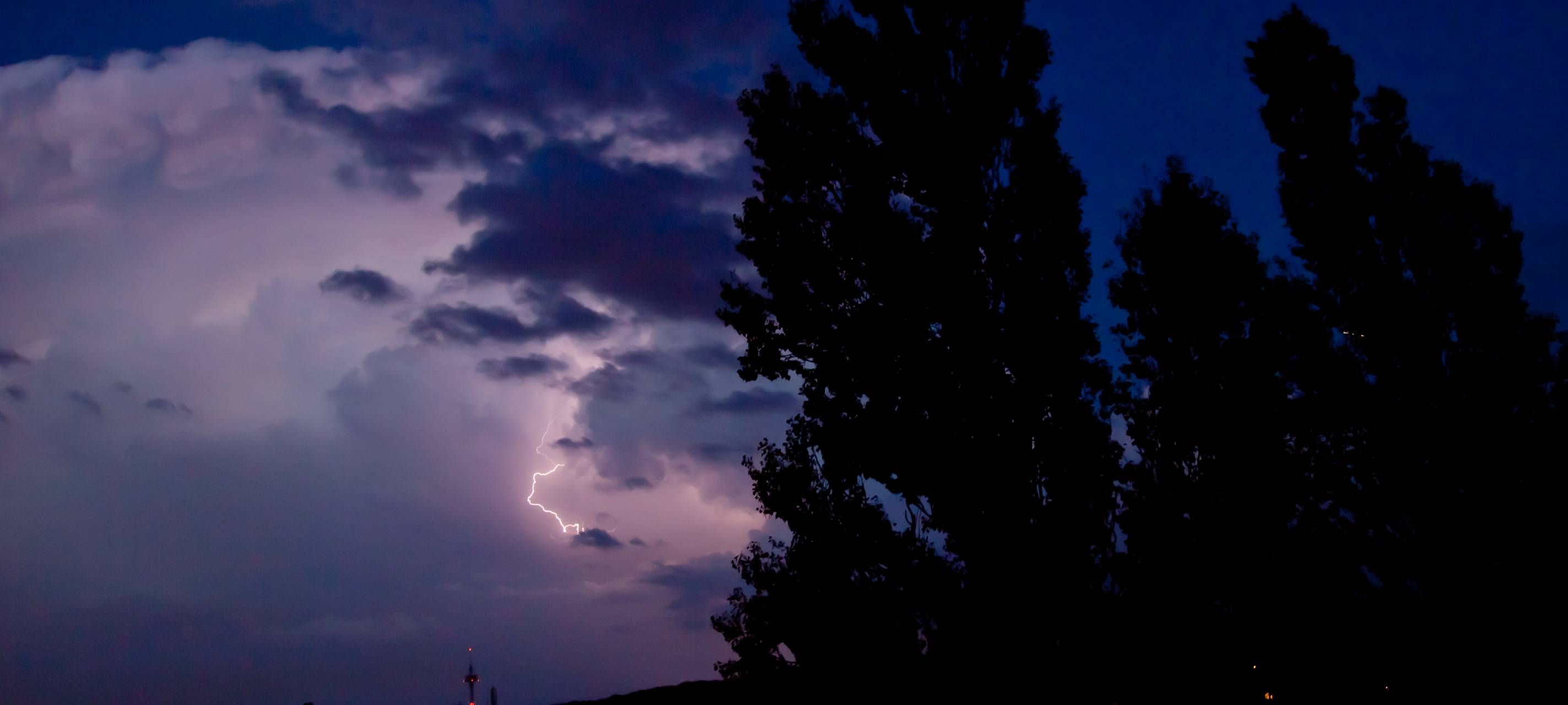 Gewitter und Starkregen sorgen nur für kleinere Einsätze