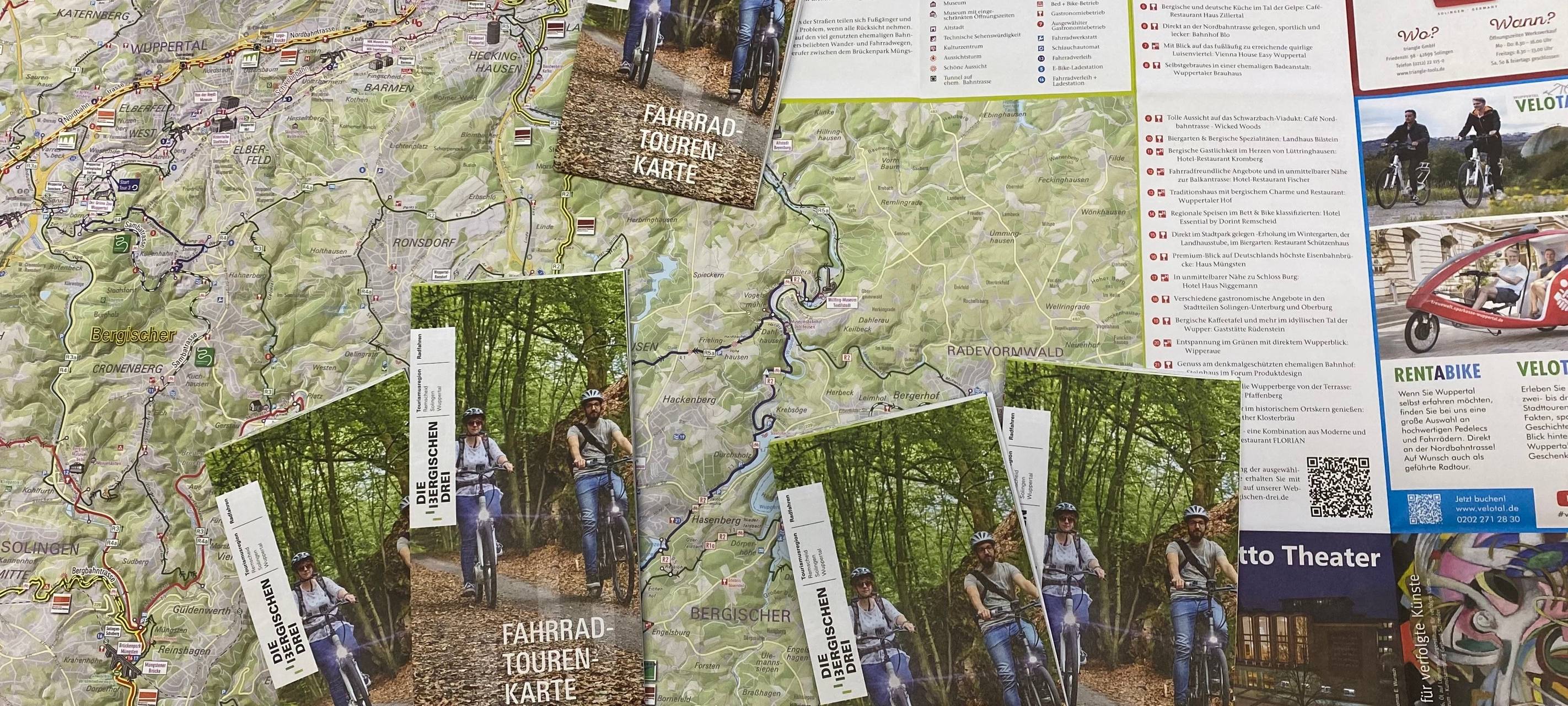 Neue Fahrradtourenkarte fürs Bergische