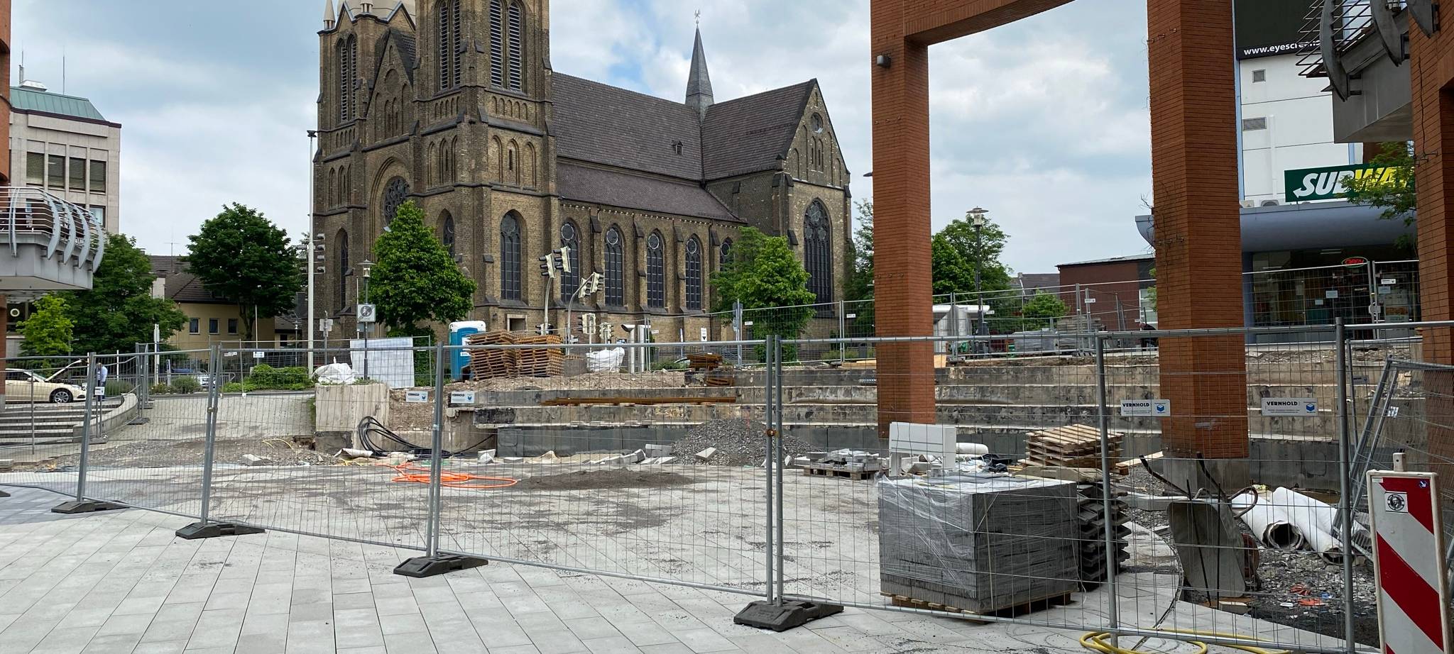 Mühlenplatz wird nicht vor März fertig